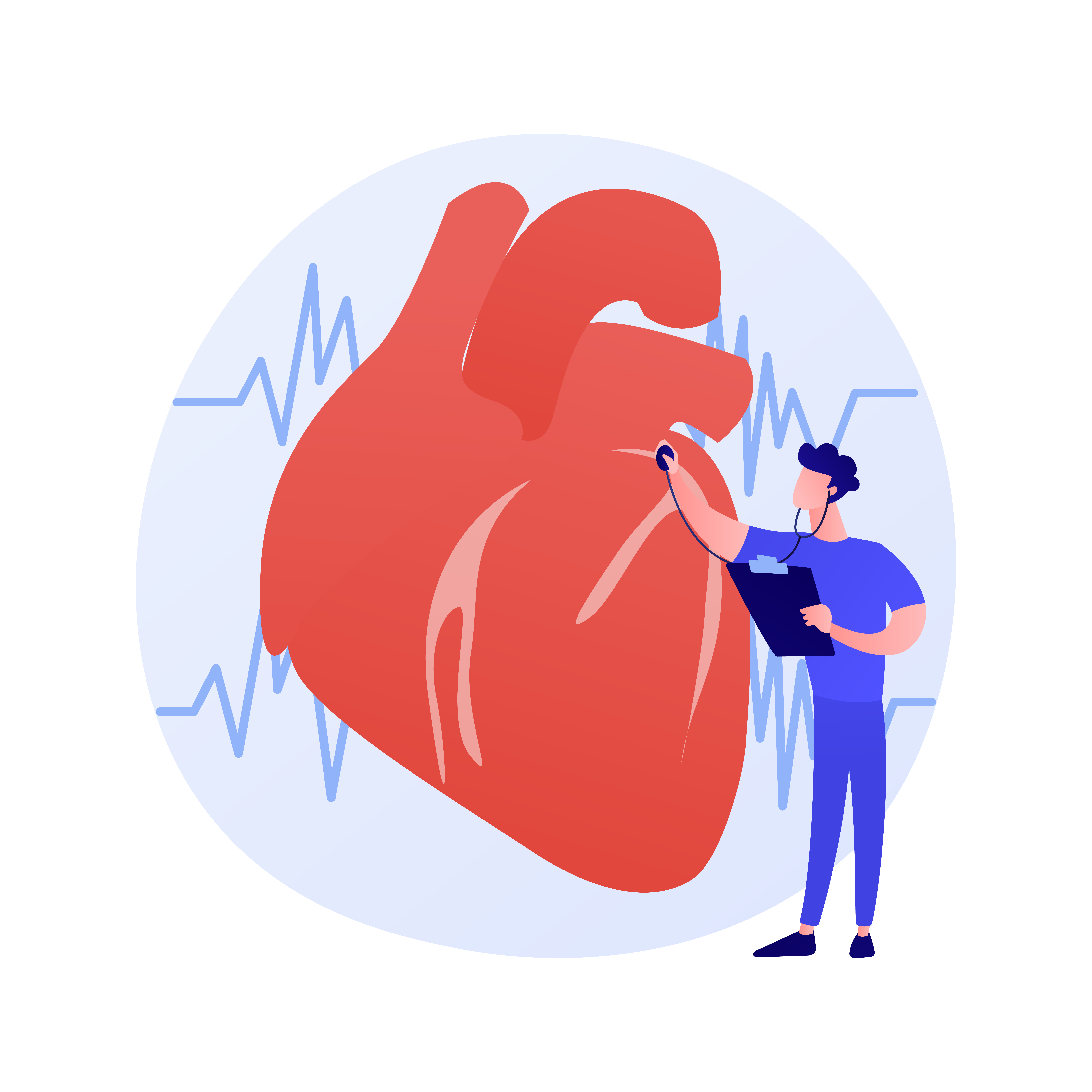 Cardiology clinic vector concept metaphor